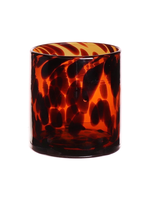 <h4>DF02-663480500 - Candleholder Jane d9.5xh10.5 amber</h4>