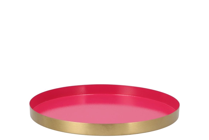 <h4>Marrakech k fuchsia plate 26x2cm</h4>