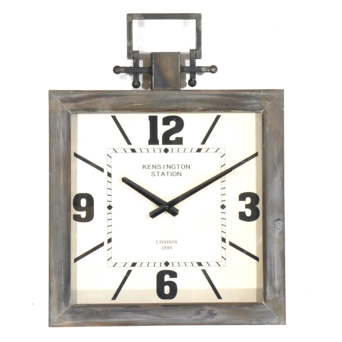 <h4>Clock Mtl 40x53,5cm Grey</h4>