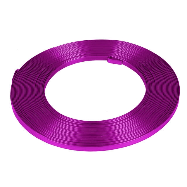 <h4>Aluminiumdraad plat - 5mmx10m cerise</h4>