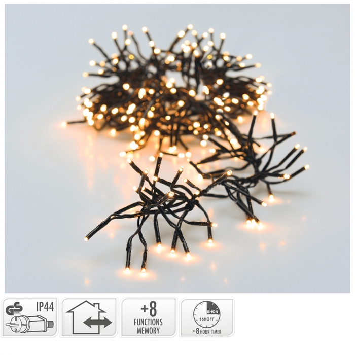 <h4>Kerst LED slinger cluster 192L 1.5m</h4>