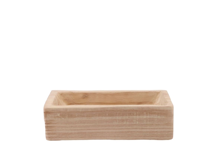 <h4>Wood natural tray rectangle 32x16x9cm</h4>