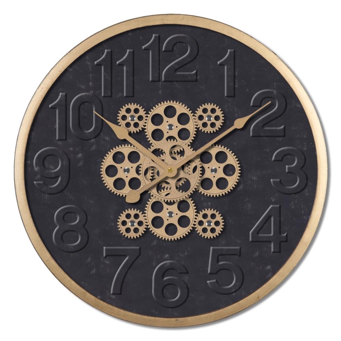 <h4>Clock Gear Ø46cm Black/gold 99</h4>