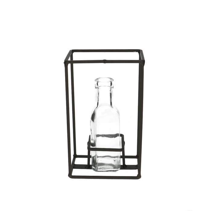 <h4>Glas Rek+1fles d03/5*16cm</h4>