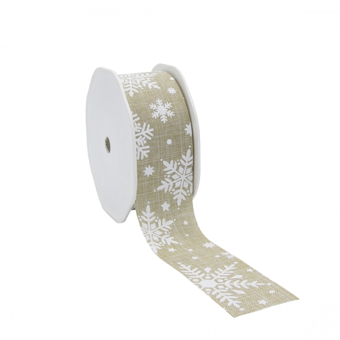 <h4>Christmas Ribbon Snowflake 38mm 15m</h4>