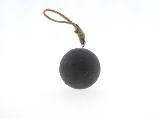 <h4>Ball Wood Hang Black Ø10cm</h4>