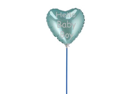 <h4>Bijsteker Ballon Hello Baby Boy 18x11x55cm Per Stu</h4>