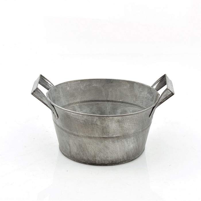<h4>Zinc Jelte bowl+handle d18*9cm</h4>