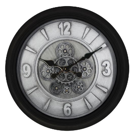 <h4>Clock Gear Ø50cm Black 06693</h4>