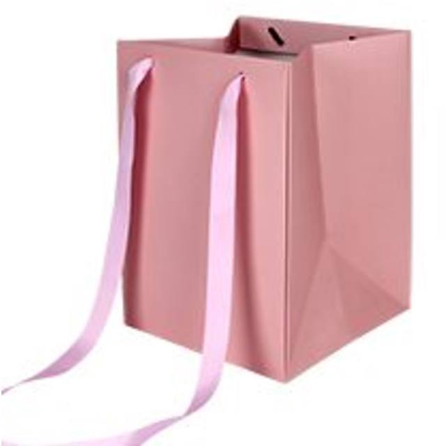 <h4>Bag Elegant carton 18x18xH25cm pink</h4>