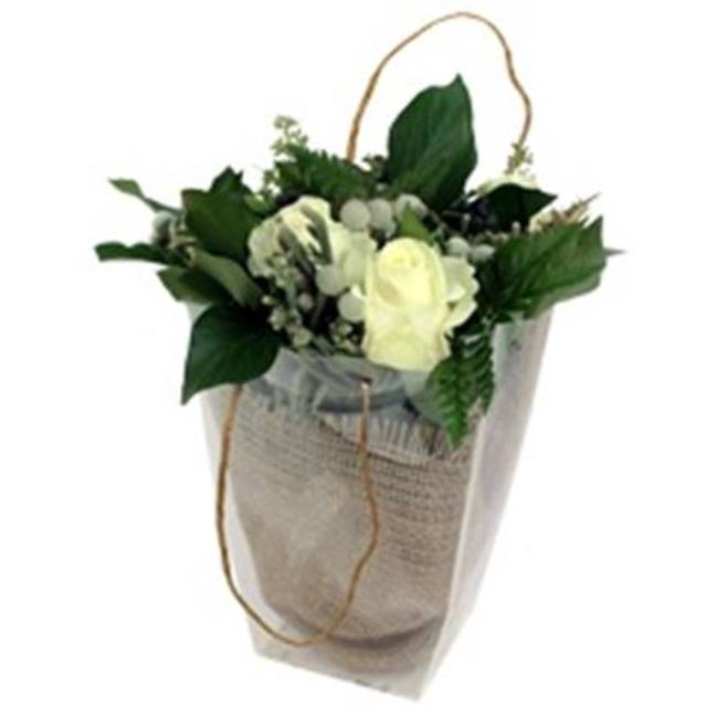 <h4>Bag Natural PP 12,5x11,5xH14,5cm transparent</h4>