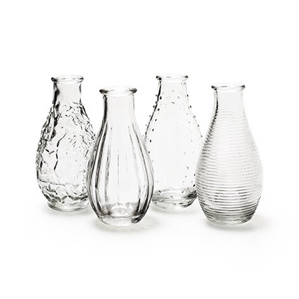 <h4>Glas Fles Assorti d03/7*14cm</h4>