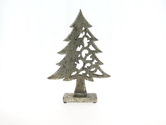 <h4>X-mas Tree Wood 43cm Platinum</h4>
