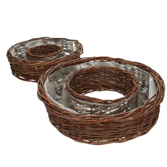 <h4>Basket sets Willow ring S/2 d47*10cm</h4>