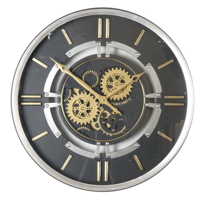 <h4>Clock Gear Ø60cm Grey 99568</h4>