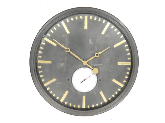 <h4>Clock Mtl Ø80cm Grey</h4>
