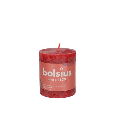 <h4>Candle cylinder d07 08cm rustic</h4>