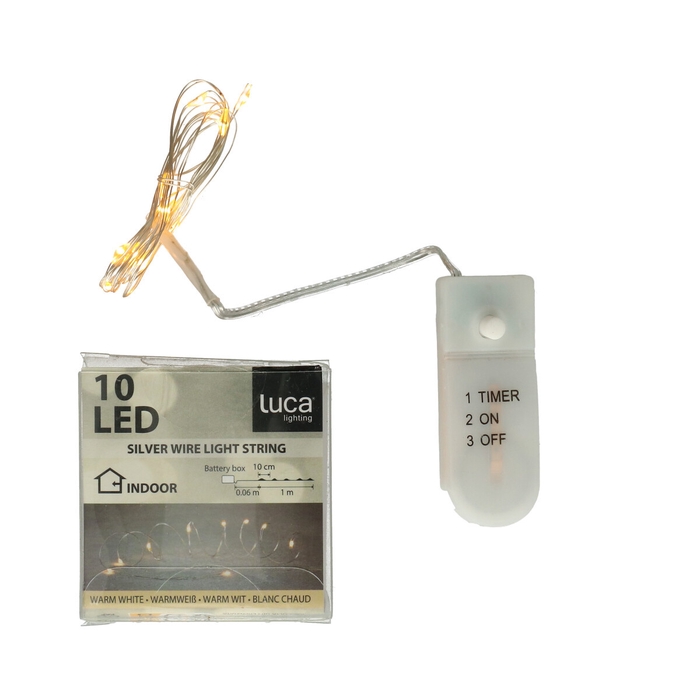 <h4>Decoration LED wire 10L incl.batt+timer</h4>