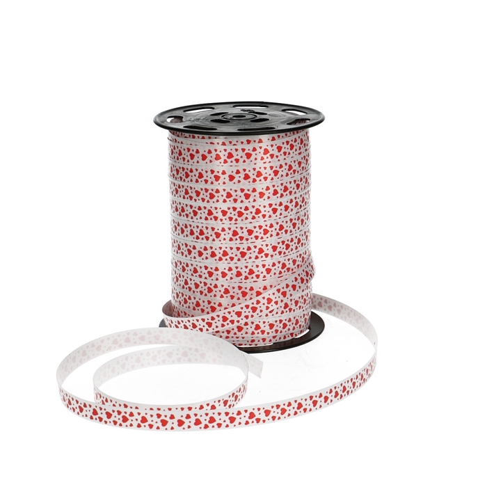 <h4>Ribbon Curly ribbon 10mm 225m hearts</h4>