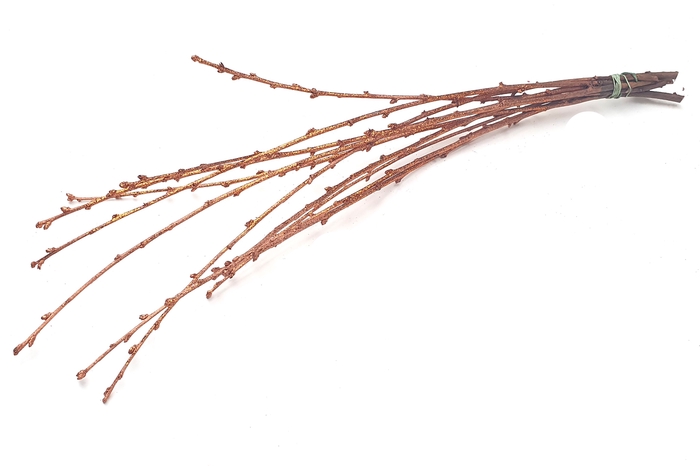 <h4>Avium branches lgt 40cm 10 stems per bunch Copper with Glitter</h4>