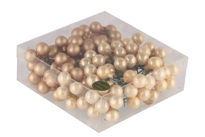 <h4>Glass Ball Combi Champagne 20mm P/144</h4>