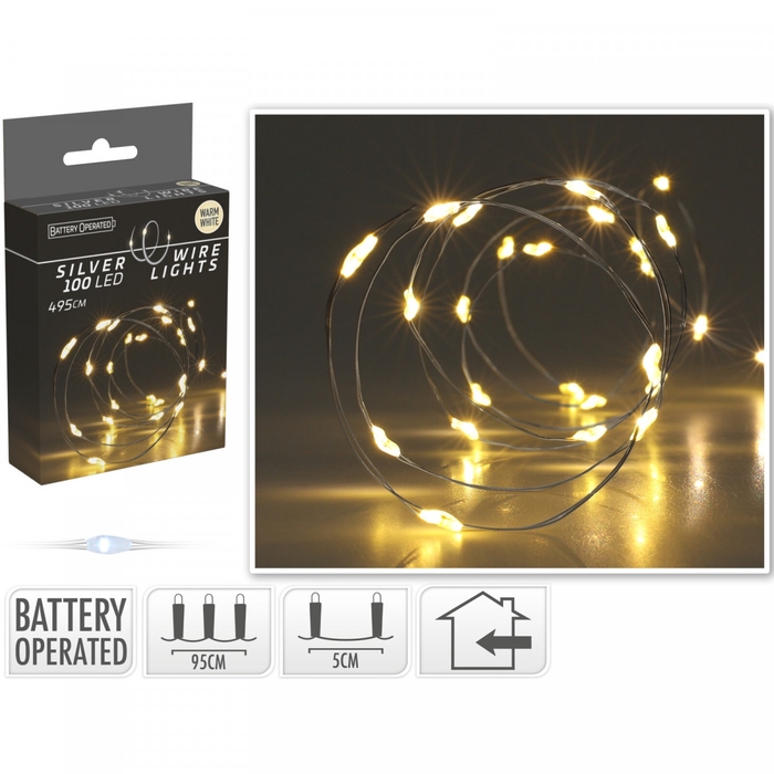 <h4>Kerst LED draad 100L 5m</h4>