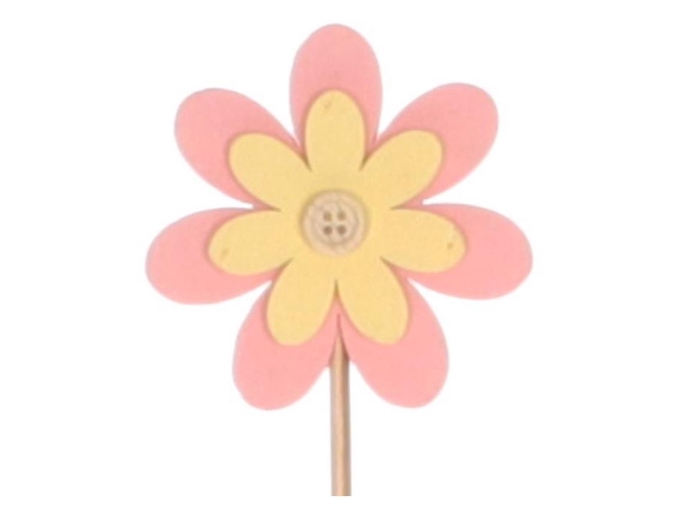 <h4>Deco Stem Flower Tender 6pc 50cm Pink Yellow Slv</h4>