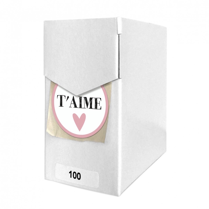<h4>Decoratie Sticker 40mm x100 Je T'aime</h4>
