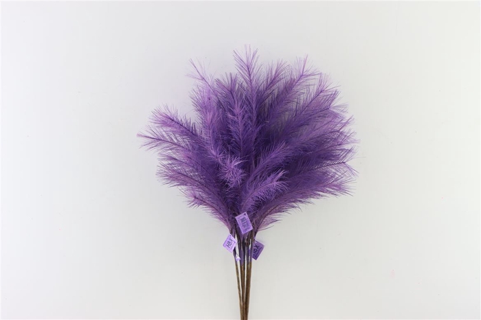 <h4>Deco Stem Panicle 12 Plume 75cm Purple</h4>