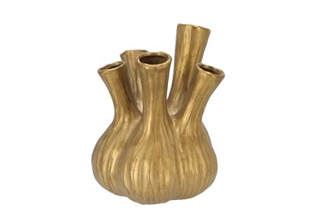 <h4>Aglio Gold Vase 20x25cm</h4>