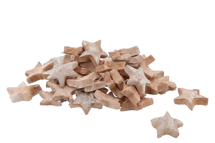 <h4>Nature cocos star white 4 5cm set of 100</h4>
