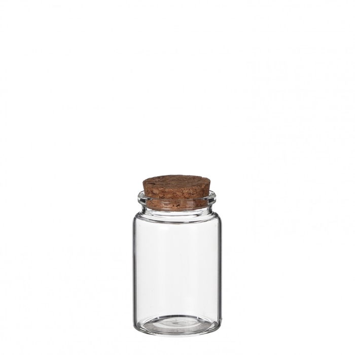 <h4>Glass Bottle+cork d4.5*7.5cm</h4>
