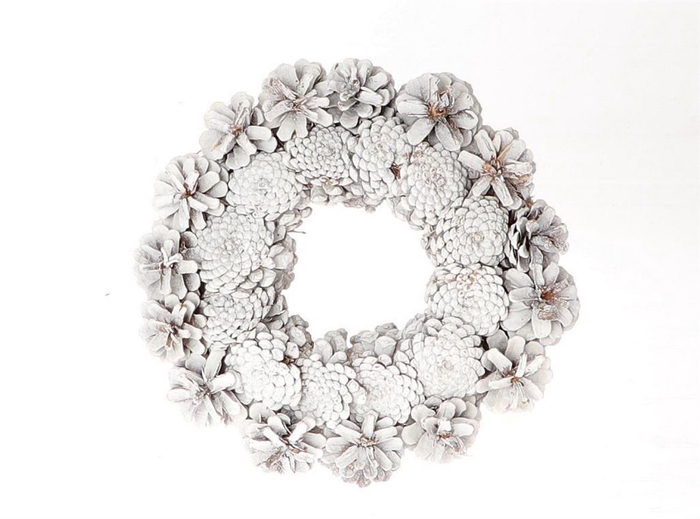 <h4>Wr Pinecone Frosted 24cm</h4>