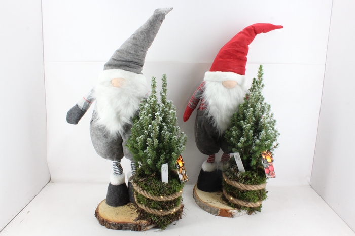 <h4>arr5 Kerst MB438 - Kerstman/boom schijf XXXL LED</h4>