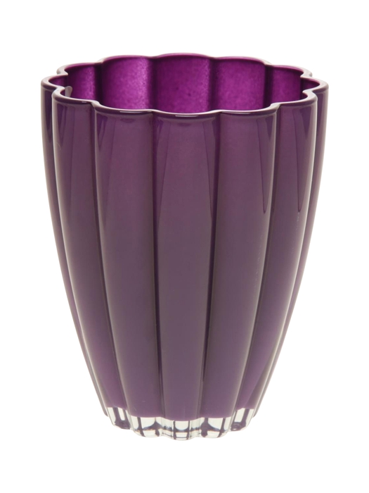 <h4>DF02-882002300 - Vase Bloom d14xh17 dark purple</h4>