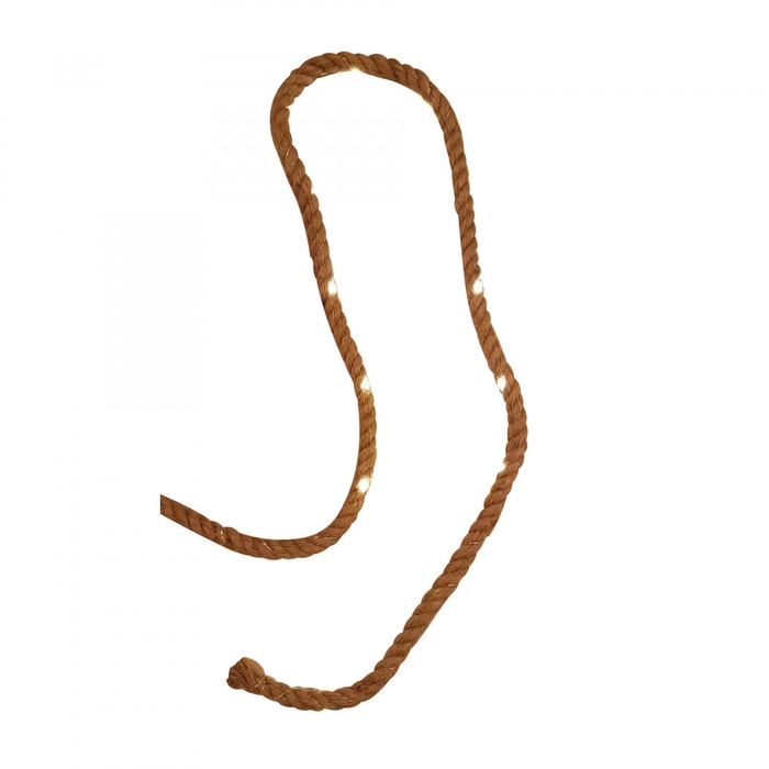 <h4>Kerst LED jute touw 150cm</h4>