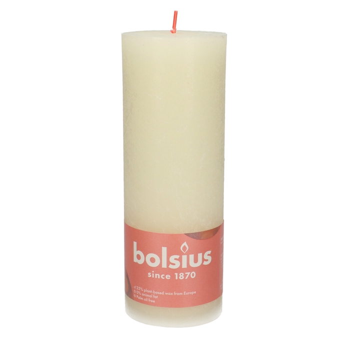 <h4>Kaars Stomp D07*19cm Rustiek</h4>