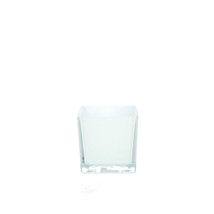 <h4>Glass colour Cube taper d08*08cm</h4>