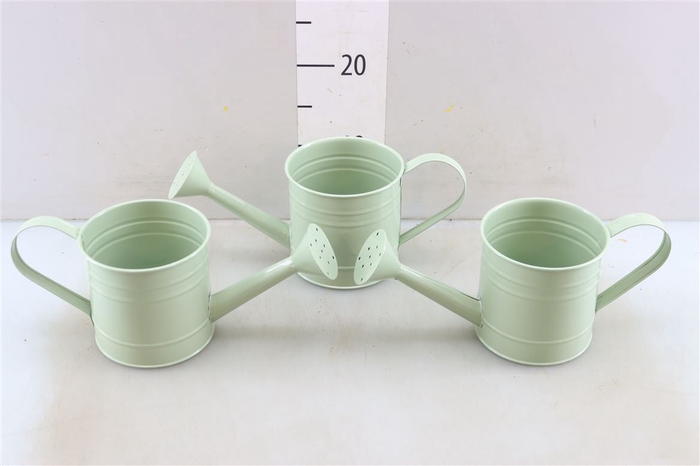 <h4>Dec Zink Watering Can Green (13x12cm)</h4>