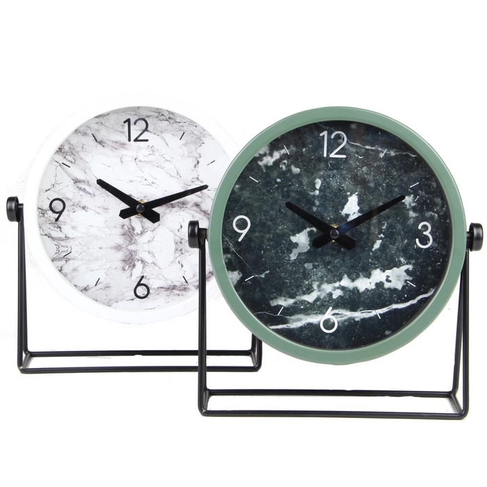 <h4>Clock Table Ø22cm Mix/2 Green</h4>