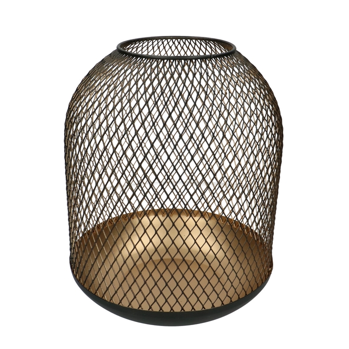 <h4>Lantaarn Metaal Elvissa d25*30cm</h4>