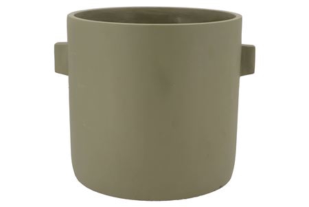 <h4>Concrete Ears Army Green Pot 32x28cm</h4>