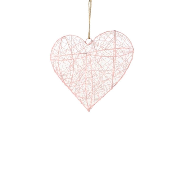 <h4>Decoratie Hanger hart 30*25*10cm</h4>