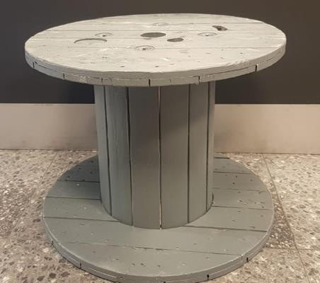 <h4>Cable Reel Wood Ø 70cm Grey</h4>
