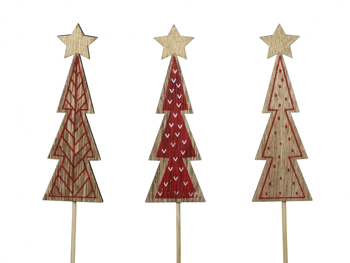 <h4>Christmas sticks 20cm Christm.tree 11.5cm ass</h4>