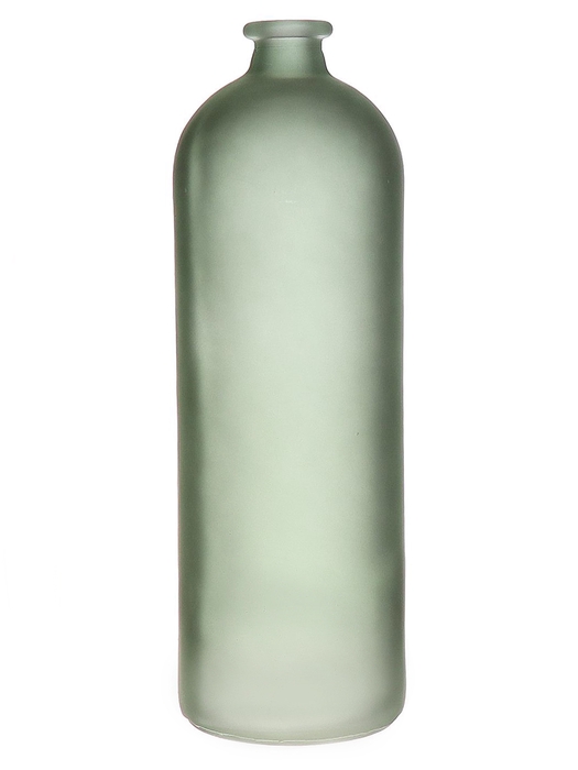<h4>DF664131100 - Bottle Jules d5/13.5xh41 green frosted</h4>