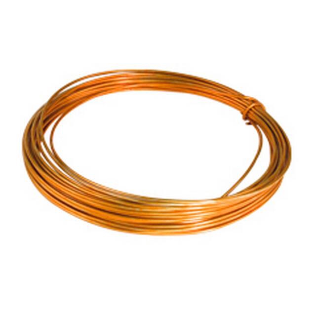 <h4>Gelakt aluminiumdraad - oranje 100 gram (12 meter)</h4>