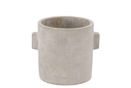 <h4>Concrete Ears Grey Pot 15x13cm</h4>