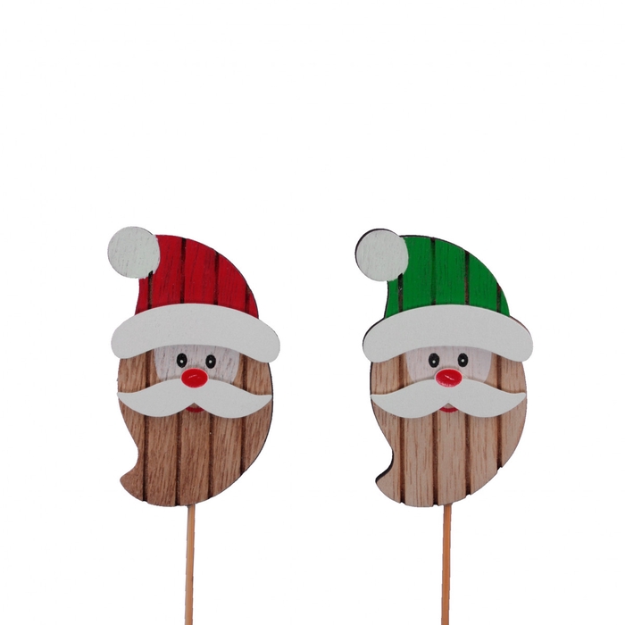 <h4>Christmas sticks 20cm Santa 8cm</h4>