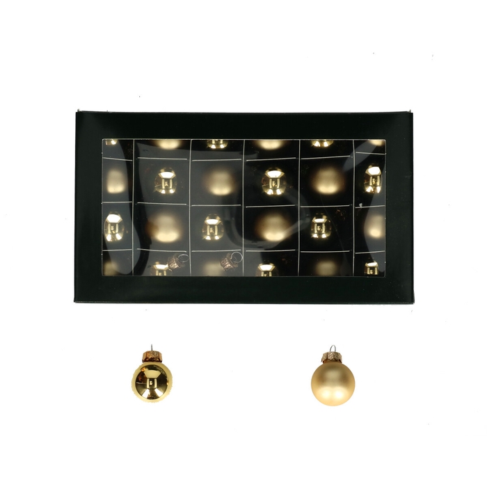 <h4>Kerstbal Bal  25mm combi x24</h4>